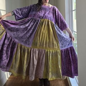 Handmade Bandana Dress 1X/2X